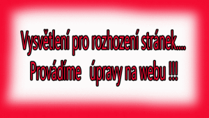 Úpravy webu